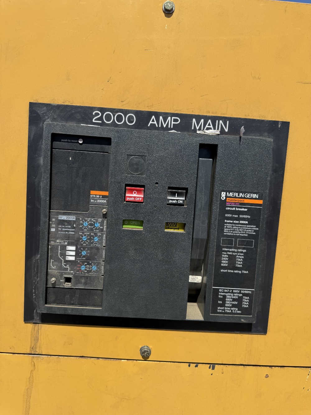 1250 KW Caterpillar #3512B, 794 hours, Tier 1, 2001, S/N CMC00207 - Image 6