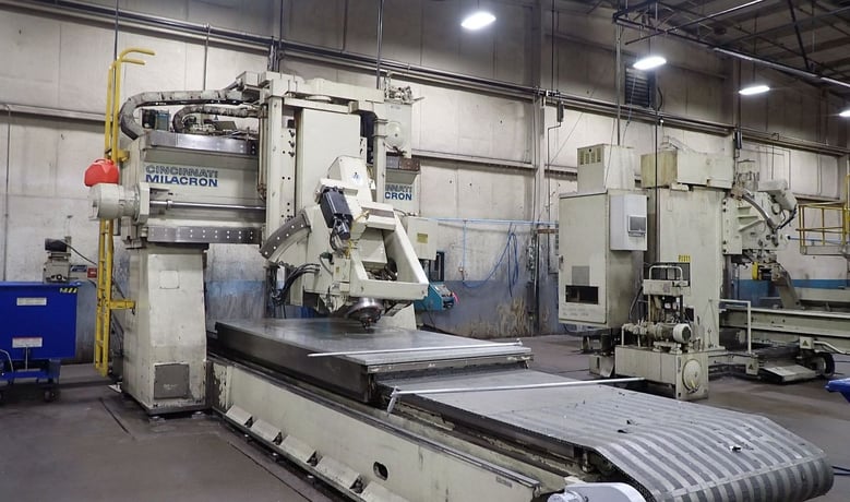 Cincinnati Milacron #30V, 5-Axis CNC bridge mill, 144" X, 60" Y, 24" Z, 3600 RPM, CT-50,1989 - Image 1