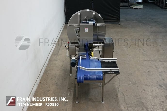McBrady #60, rotary, inverted, air cleaner, rated from 20-100 containers per minute, mounted on multi-leg - Image 4
