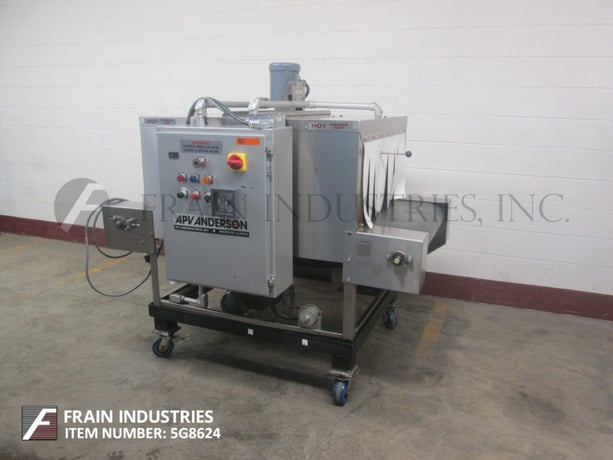 APV Anderson #486-5, stainless steel single zon, mounted on (4) legs with casters - Image 1