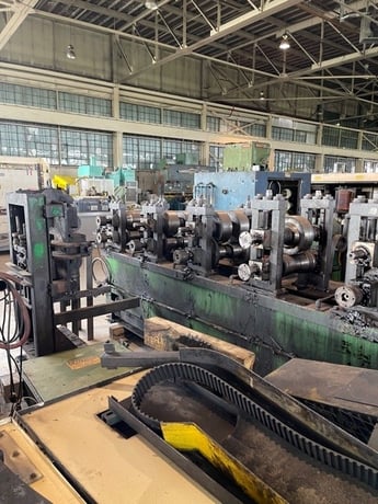 3.5" x .135" Aef, tube mill, 150 HP, 10' coolant trough - Image 3