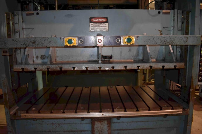 150 Ton, Niagara #PN-150-84-42, straight side double crank, 6" stroke, 16" Shut Height, 84" x42" bed, 20" - Image 4