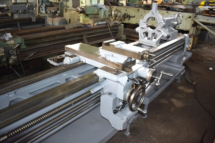 25" x 120" Daewoo-Ikegai hi-speed precision #DA25, taper attach, 2.2" hole thru spindle, inch/metric, 4-jaw - Image 5