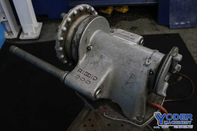 1/8" -2" Ridgid #300, pipe threader, portable base, reamer, stand, forward/reverse, #74203 - Image 3
