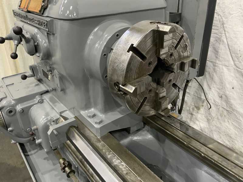 28" x 148" Lodge & Shipley #25, engine lathe, 20" swing over cross slide, 4-jaw 25" chuck, 15 HP, #74708 - Image 7