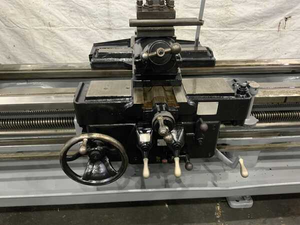 28" x 148" Lodge & Shipley #25, engine lathe, 20" swing over cross slide, 4-jaw 25" chuck, 15 HP, #74708 - Image 9