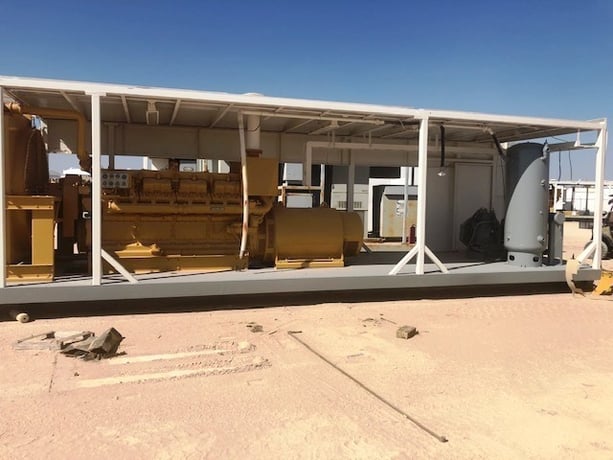 850 KW Caterpillar #D399, diesel generator set, 347/600 Volts, 1200 RPM, 8296 hours, EG3P governor - Image 4
