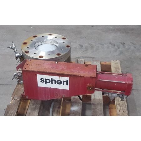 8" Clyde Bergemann, pneumatics spheri dome spherical valve, #07732 - Image 3