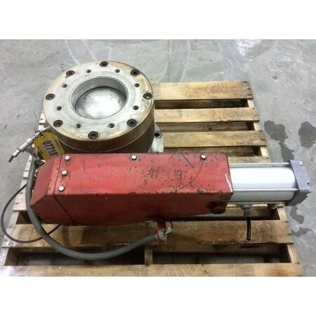 8" Clyde Bergemann, pneumatics spheri dome spherical valve, #07718 - Image 3