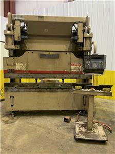 90 Ton, Cincinnati #90FMIIx8, hydraulic press brake, 8' overall, 78" between housing, 8" stroke, automatic - Image 2