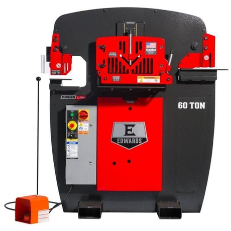 4" x 4" x 3/8" Edwards #60-TON, 60 ton, 5 HP, 1725 RPM, NEW - Image 2