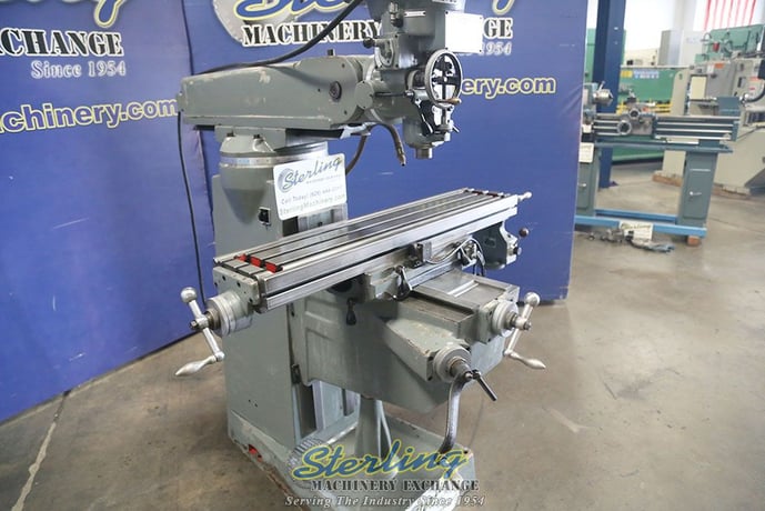 Lagun #FT-1, 9" x42" tbl., 2 HP, republic vertical milling, 28" X, 16' Y, 5" Z, #A6795 - Image 2