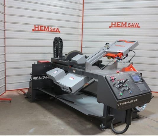 18" x 20.75" Hemsaw #VT100HLM-60-CTS, Vertical Hydraulic Manual Bandsaw, 1-1/4" 15' 6" x .042", NEW - Image 6