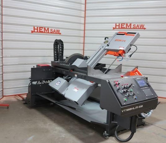 18" x 20.75" Hemsaw #VT100HLM-60-CTS, Vertical Hydraulic Manual Bandsaw, 1-1/4" 15' 6" x .042", NEW - Image 7