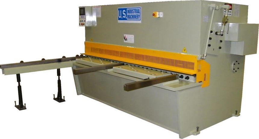 1/4" x 10' U.S. Industrial #US1025, Hydraulic Shear, 126" sheet size, 14 load strokes, NEW - Image 1