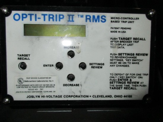 1600 Amps, Roller Smith, RS-50, manually operated, drawout, LSIG, 600 Volts - Image 3