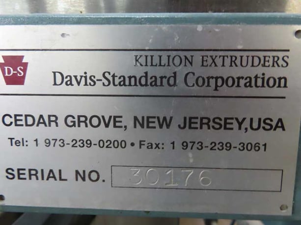 1/4" Davis Standard Killion tubing extrusion line, 24:1 L/D, 3 zone electrically heated - Image 9