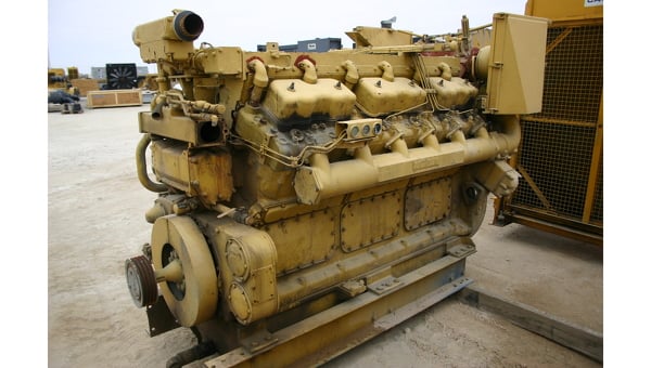 825 HP Caterpillar #D398B, diesel engine core, 1200 RPM - Image 1