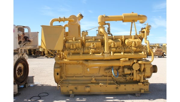 830 HP @ 1200 RPM, Caterpillar #G399-SITAA, gas engine, Woodward UG8L governor - Image 1