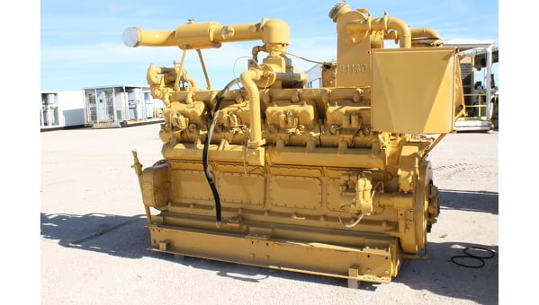 830 HP @ 1200 RPM, Caterpillar #G399-SITAA, gas engine, Woodward UG8L governor - Image 2