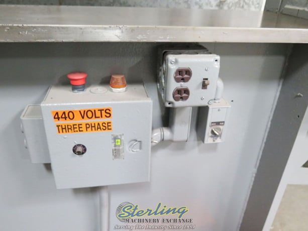25 Ton, Chicago, 5.25" stroke, 4.25" SH, 10" open, 7.5 HP, 3 position foot switch, start/stop magnetic push - Image 8