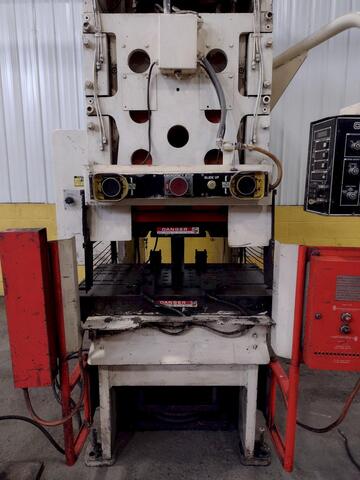 110 Ton, Cincinnati #OBS, hydraulic C-frame press, 10" stroke, #15962 - Image 6