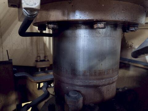 110 Ton, Cincinnati #OBS, hydraulic C-frame press, 10" stroke, #15962 - Image 7