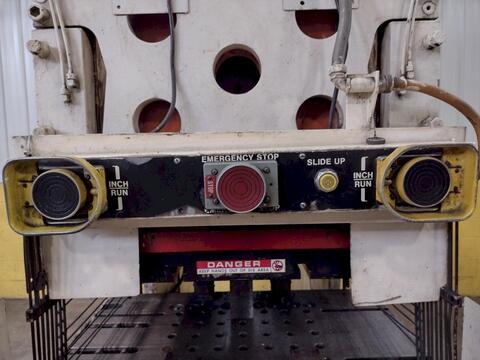 110 Ton, Cincinnati #OBS, hydraulic C-frame press, 10" stroke, #15962 - Image 8