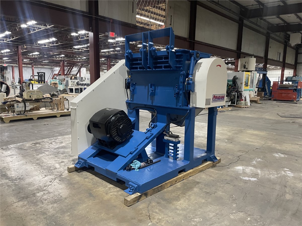 24" x 48" Pagani #60120-FAP, wet granulator, 150 HP TECO motor, hydraulic hopper tilt, #18956A - Image 10