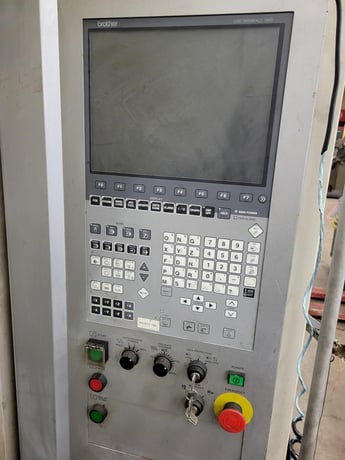 Brother #TC-32BN-QT, CNC drill & tapping center w/pallet changer, B00 Control, 2008 - Image 4