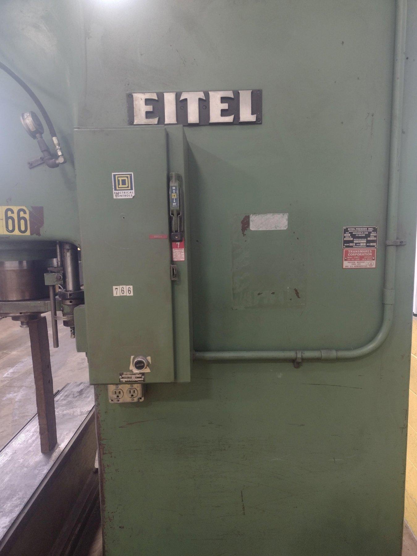 100 Ton, Eitel #RP100, 10" stroke, 38" daylight, 13.75" throat, 20 HP - Image 8