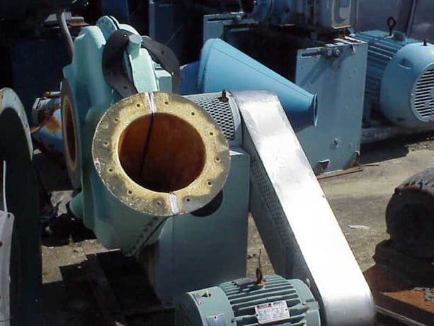 Fiberglass Blower #22FPB, 10" inlet/outlet, needs 10 HP drive - Image 1