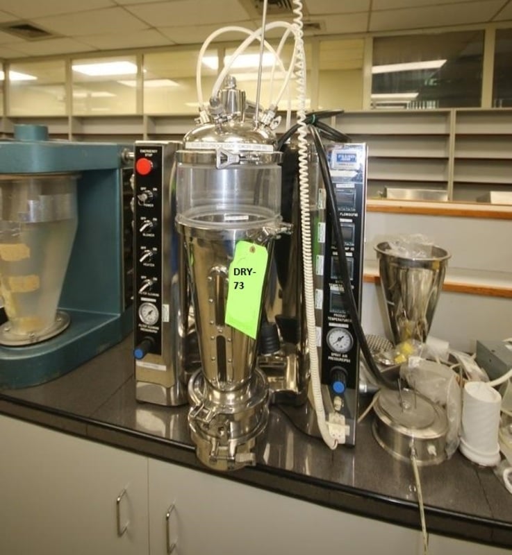 Fluid Air #002, fluid bed dryer, 2 liter - Image 1