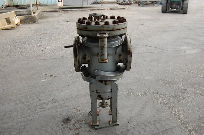 Hayward-Tyler Industrial, basket filter, 8" in/out, 312/-2 PSI @ 300&deg;F, Carbon Steel (4 available) - Image 3