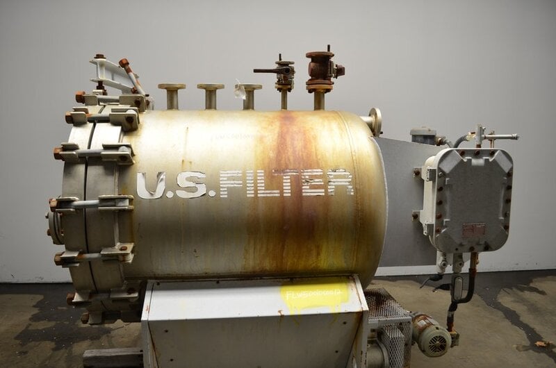 US Filter #AUTOJET, 3' 6" diameter x 4' length, 150FV/PSI @ 250&deg;F, no elements, Stainless Steel, 1997 - Image 3