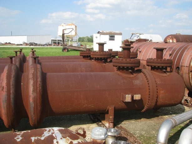 3917 sq.ft., 300 psig shell, 300 psig tube, Worsham, shell & tube, 532&deg;F, Carbon Steel SA-106 (4 available) - Image 2