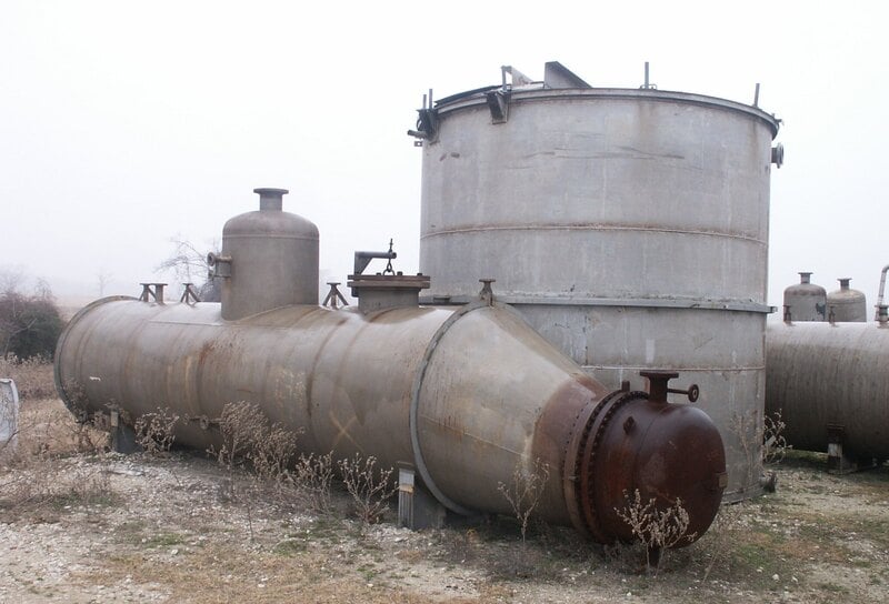 820 sq.ft. Shaffer/Worsham #BKU, reboiler, 75 PSI/FV @ 650°F, SA-106 Carbon Steel - Image 2