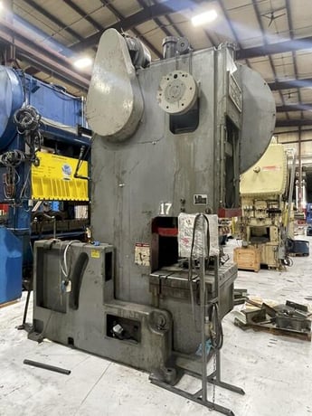 150 Ton, Minster #G1-150, OBI press, 6" stroke, 21" Shut Height, air clutch & brake, 40-80 VSPM - Image 4