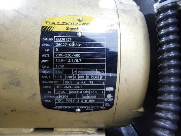 16" x 1/2" Cumberland #6516, granulator, 5 HP, 1750 RPM, 208-230/460 V., 3 phase - Image 9