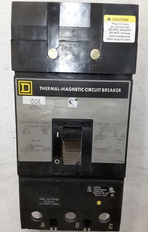 150 Amps, Square D, KC34150, 480 Volts, I-line - Image 1