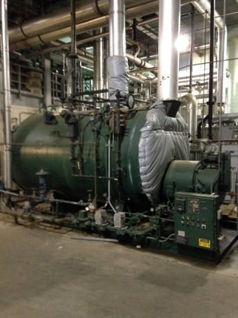 200 HP Johnston #PFTA-B200-4LG-200S, 150 psig, 3 phase, 460 Volts, natural gas, #2 Oil, 1994 (3 available) - Image 5