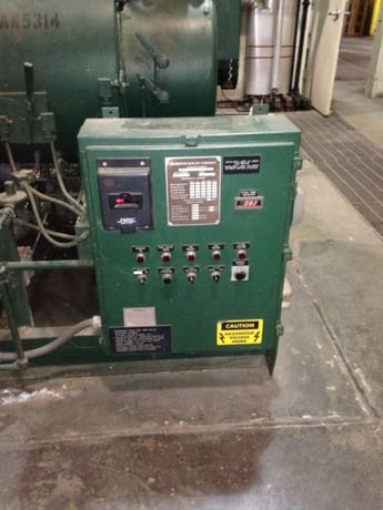 200 HP Johnston #PFTA-B200-4LG-200S, 150 psig, 3 phase, 460 Volts, natural gas, #2 Oil, 1994 (3 available) - Image 7