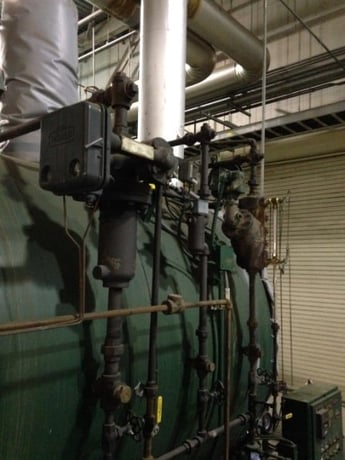 200 HP Johnston #PFTA-B200-4LG-200S, 150 psig, 3 phase, 460 Volts, natural gas, #2 Oil, 1994 (3 available) - Image 8