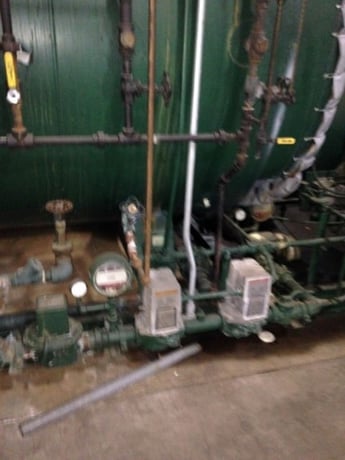 200 HP Johnston #PFTA-B200-4LG-200S, 150 psig, 3 phase, 460 Volts, natural gas, #2 Oil, 1994 (3 available) - Image 9