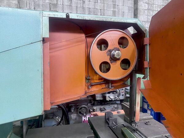 41" x 12-1/2" Dake Johnson #VH-40, vertical band saw,tilt table,blade welder,extra blades, 1985 - Image 6