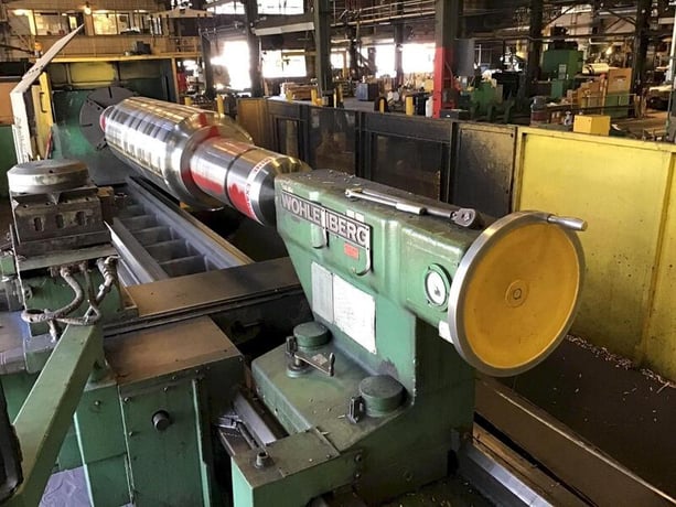 Wohlenberg #PT1-1250II, CNC lathe, Sinumerik 820T, 2-Axis, 51" x 209", 35.43" swing over cross slide, 1996 - Image 3