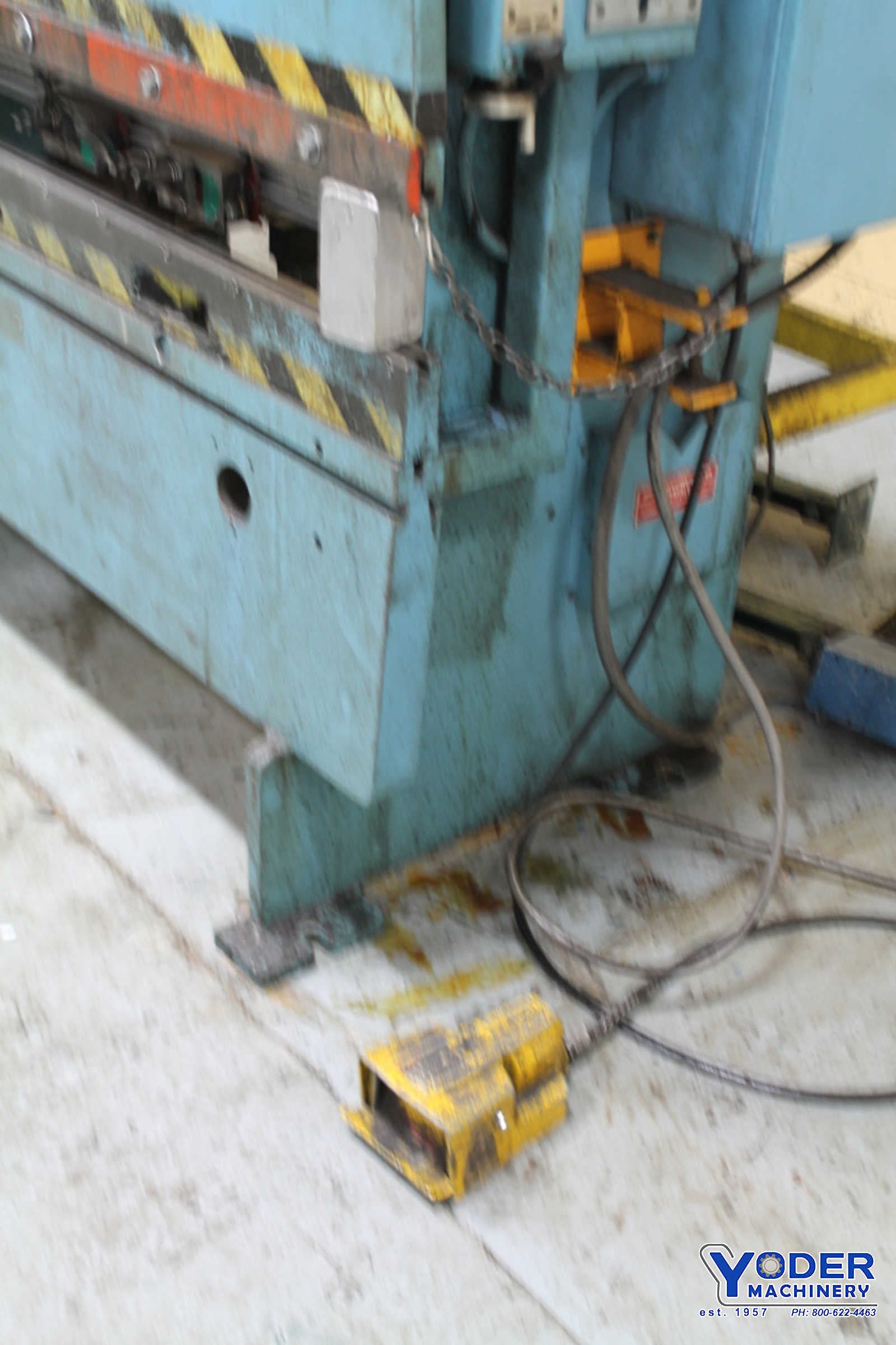 55 Ton, Niagara #HB-55-4-6, hydraulic press brake, 6' overall, 54" between housing, 5 HP, 0"-6" stroke, 1994 - Image 4