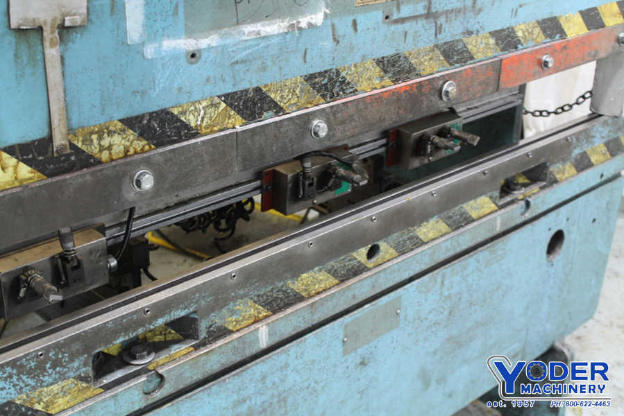 55 Ton, Niagara #HB-55-4-6, hydraulic press brake, 6' overall, 54" between housing, 5 HP, 0"-6" stroke, 1994 - Image 6