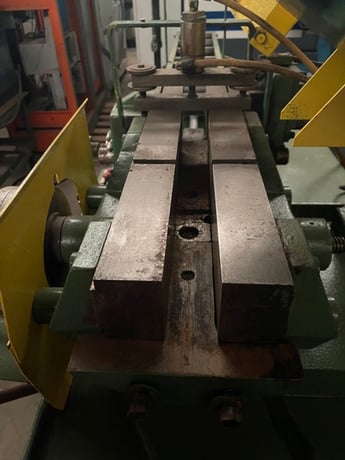 Kalamazoo #FS-350A, automatic ferrous, 1.2598" arbor diameter, 3.375" flang diameter, 13.75" blade, 6.25" vise - Image 5