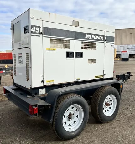 36 KW Multiquip #DCA45SSIU4, diesel, enclosure mounted on trailer, 5020 hours, #89078 - Image 1